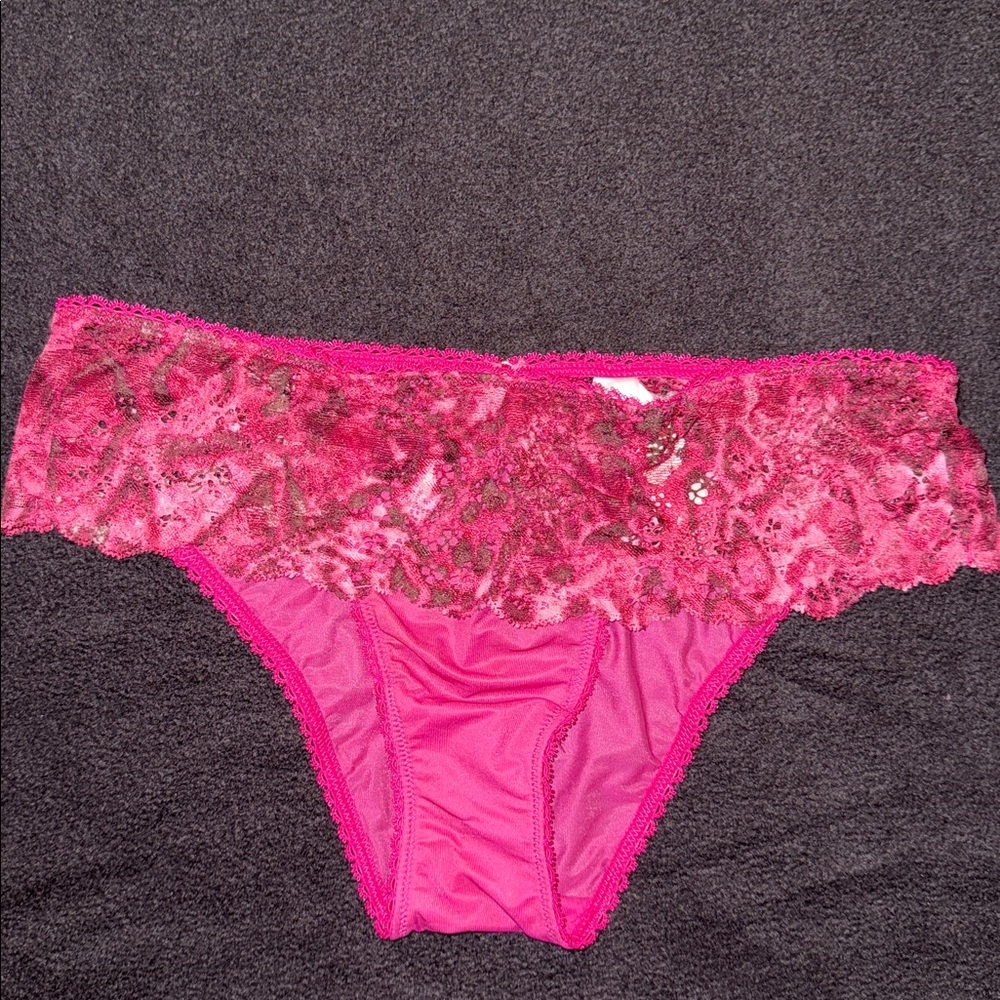 Victoria's Secret Burgundy Lace Panties